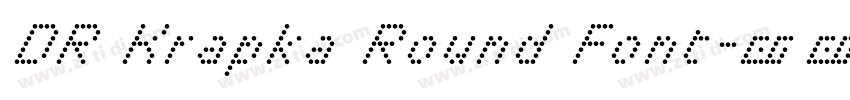 DR Krapka Round Font字体转换